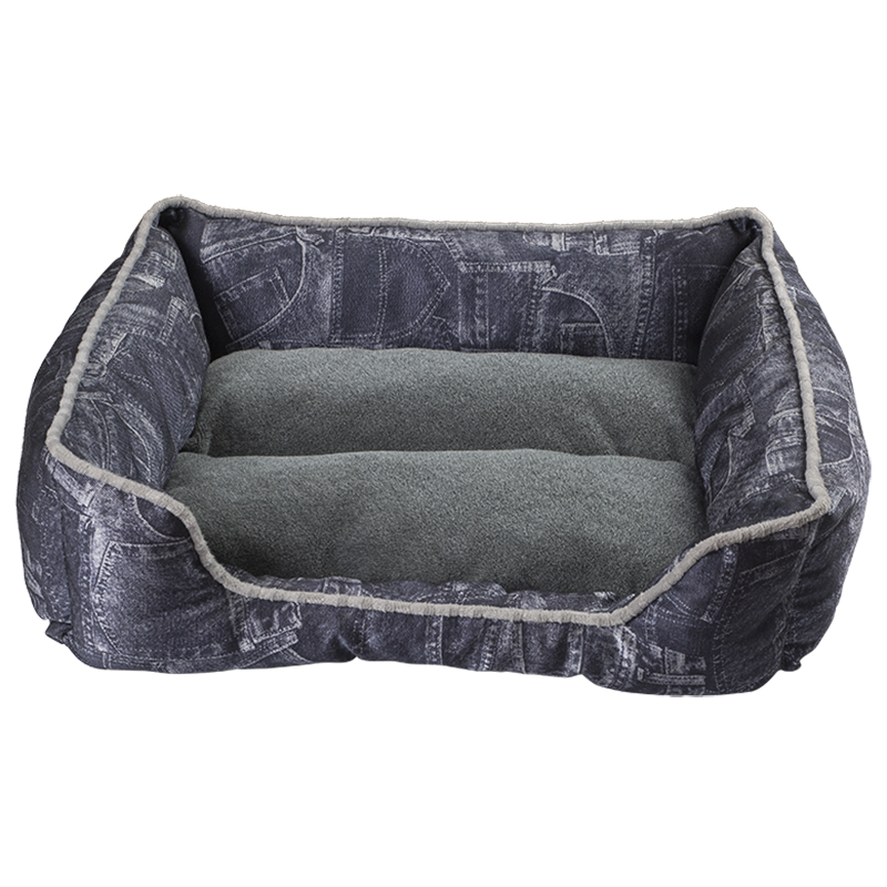 HY-10 Faux Jean Cuddler Haustierbett